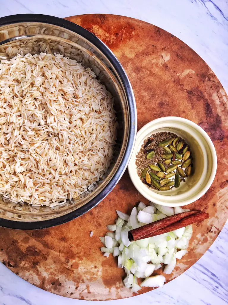 receta de arroz basmati con especias